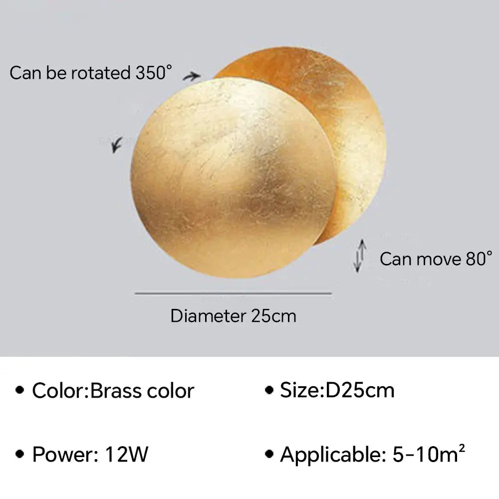 LED Iron Wall Sconce 220V