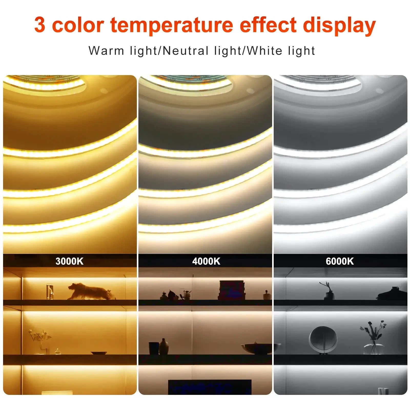 5V COB USB Dimmable LED Strip Elektrofy