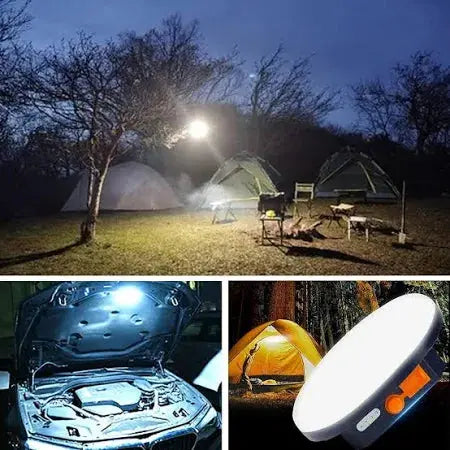 Rechargeable Powerful Light/Powerbank Camping Lantern with Magnet Strong Light Portable Flashlights LED Tent Lights Work Repair Lighting Elektrofy